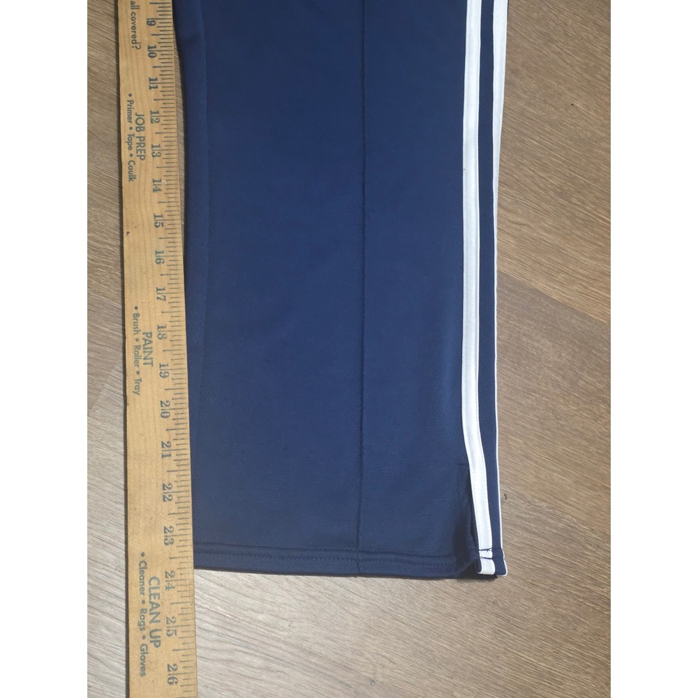 Athletic Works Navy Blue Striped Wide Leg Track‎ Pants Womens Small 4-6 A11 - Picture 10 of 10